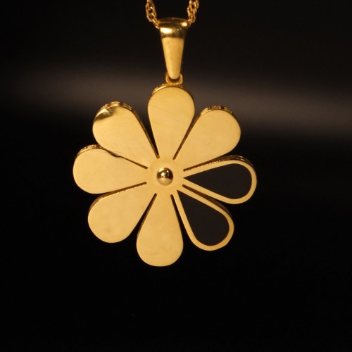 MİNELİ YONCA KOLYE UCU 22 AYAR A075492