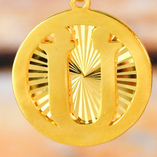 Ü HARF KOLYE UCU 22 AYAR A075852