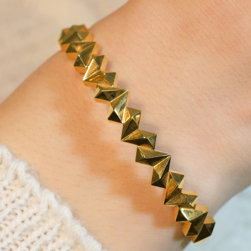 ZİKZAK PİRAMİT KELEPÇE 22 AYAR A076018 ZİKZAK PİRAMİT KELEPÇE 22 AYAR A076018