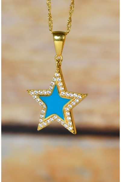 YILDIZ KOLYE UCU 22 AYAR A076027