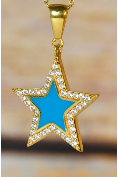 YILDIZ KOLYE UCU 22 AYAR A076027