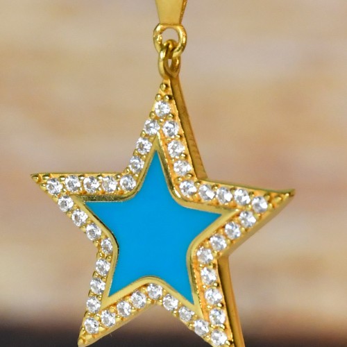 YILDIZ KOLYE UCU 22 AYAR A076027 YILDIZ KOLYE UCU 22 AYAR A076027