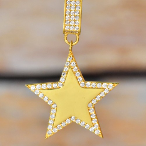 YILDIZ KOLYE UCU 22 AYAR A076043