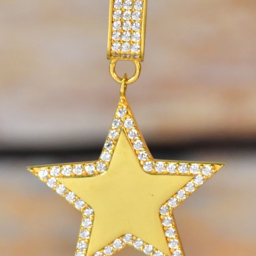 YILDIZ KOLYE UCU 22 AYAR A076043