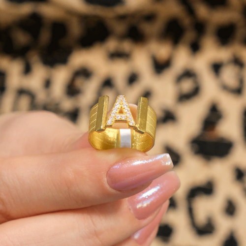 A HARFİ TRABZON HASIR YÜZÜK 22 AYAR A076178 A HARFİ TRABZON HASIR YÜZÜK 22 AYAR A076178