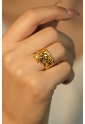 DORİKALI İKİSİ BİR ARADA YÜZÜK 22 AYAR A076924