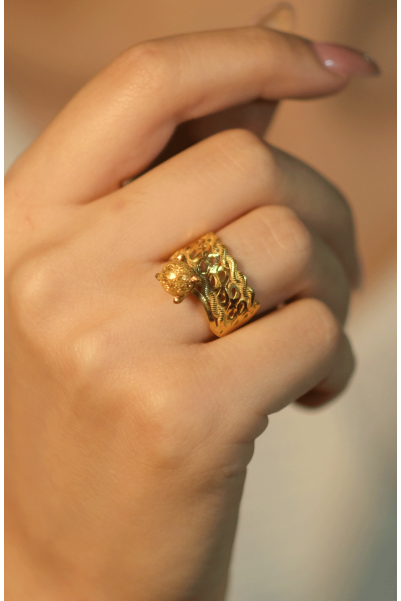 DORİKALI İKİSİ BİR ARADA YÜZÜK 22 AYAR A076924 DORİKALI İKİSİ BİR ARADA YÜZÜK 22 AYAR A076924