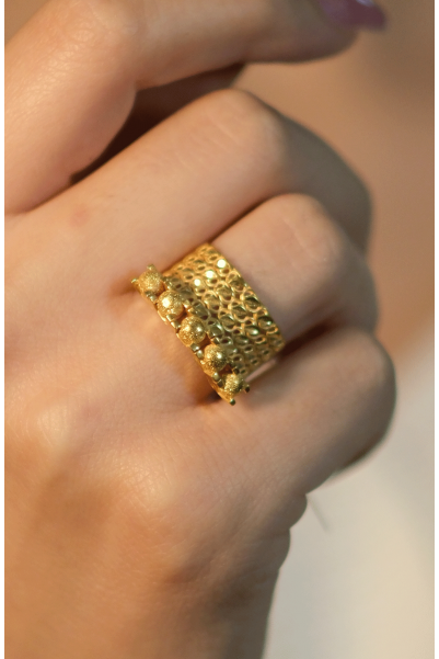 DORİKALI İKİSİ BİR ARADA YÜZÜK 22 AYAR A076954 DORİKALI İKİSİ BİR ARADA YÜZÜK 22 AYAR A076954