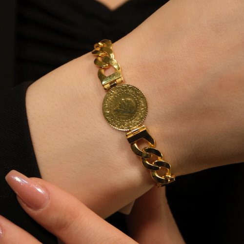 ÇEYREKLİ BİLEKLİK 22 AYAR A077141 ÇEYREKLİ BİLEKLİK 22 AYAR A077141