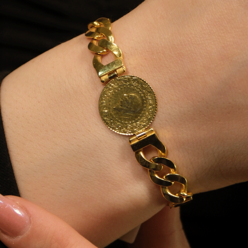 ÇEYREKLİ BİLEKLİK 22 AYAR A077141 ÇEYREKLİ BİLEKLİK 22 AYAR A077141