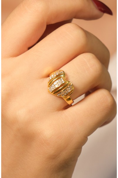 KALP MODEL YÜZÜK 22 AYAR A077156