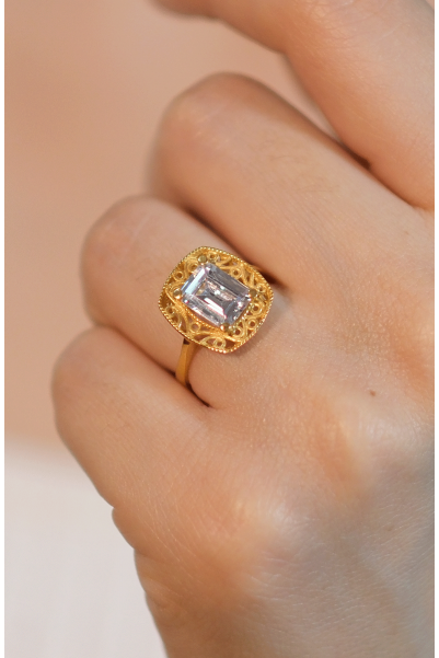 BAGET YÜZÜK 22 AYAR A077164