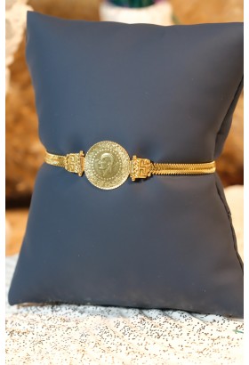 ÇEYREKLİ BALIK SIRTI BİLEKLİK 22 AYAR A077533