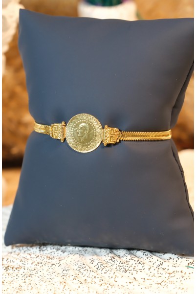 ÇEYREKLİ BALIK SIRTI BİLEKLİK 22 AYAR A077533