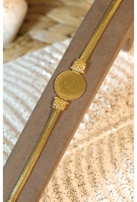 ÇEYREKLİ BALIK SIRTI BİLEKLİK 22 AYAR A077533