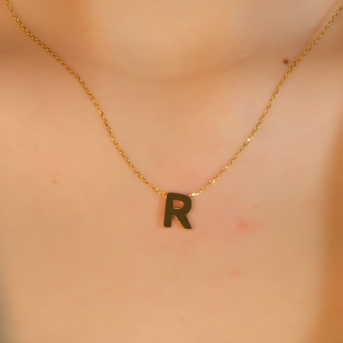 R HARF KOLYE 22 AYAR A077586 R HARF KOLYE 22 AYAR A077586