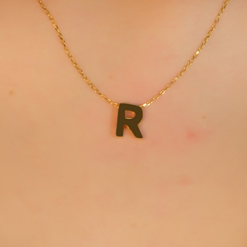 R HARF KOLYE 22 AYAR A077586 R HARF KOLYE 22 AYAR A077586