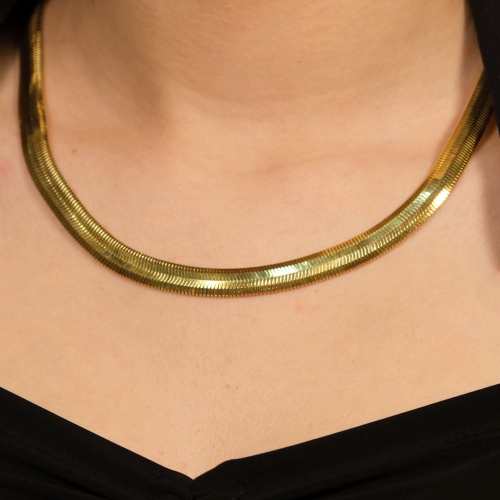 BALIK SIRTI ZİNCİR KOLYE 22 AYAR A078158 BALIK SIRTI ZİNCİR KOLYE 22 AYAR A078158