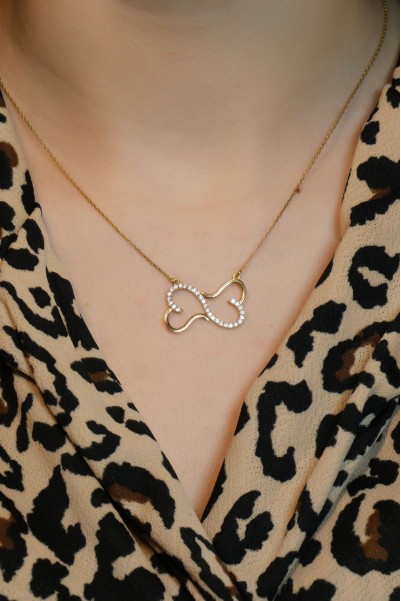 KALP SONSUZLUK KOLYE 22 AYAR A078349