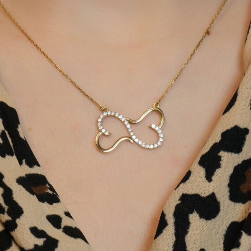 KALP SONSUZLUK KOLYE 22 AYAR A078349