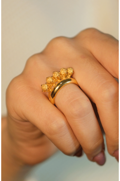 DORİKALI İKİSİ BİR ARADA ALYANS YÜZÜK 22 AYAR A078558 DORİKALI İKİSİ BİR ARADA ALYANS YÜZÜK 22 AYAR A078558