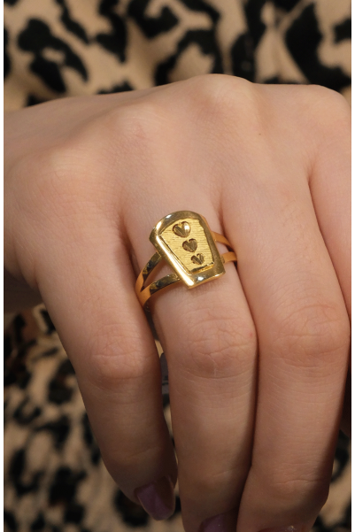 KALPLİ FANTAZİ YÜZÜK 22 AYAR A078686