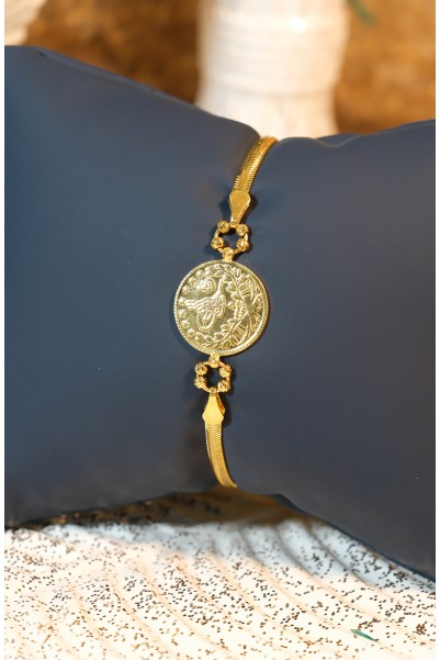 REŞATLI BALIK SIRTI BİLEKLİK 22 AYAR A078806 REŞATLI BALIK SIRTI BİLEKLİK 22 AYAR A078806