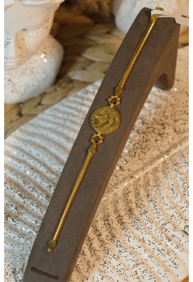 REŞATLI BALIK SIRTI BİLEKLİK 22 AYAR A078806 REŞATLI BALIK SIRTI BİLEKLİK 22 AYAR A078806