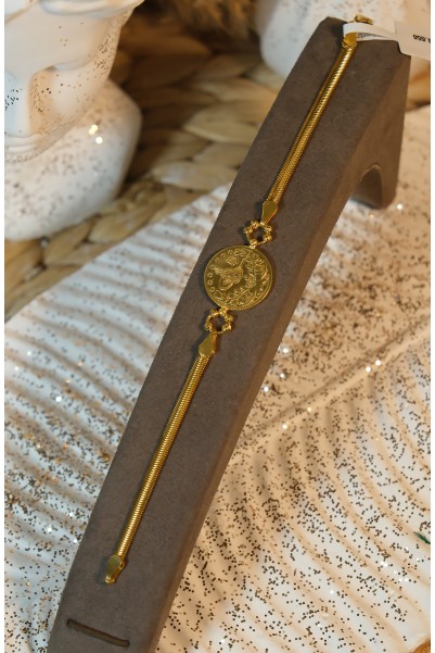 REŞATLI BALIK SIRTI BİLEKLİK 22 AYAR A078806 REŞATLI BALIK SIRTI BİLEKLİK 22 AYAR A078806