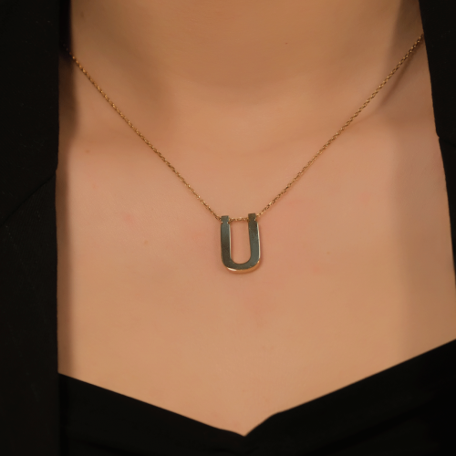 Ü HARF KOLYE 22 AYAR A079464