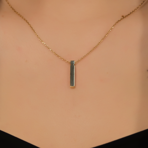 İ HARF KOLYE 22 AYAR A079469