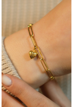 KALPLİ HALAT ZİNCİR BİLEKLİK 22 AYAR A079935 KALPLİ HALAT ZİNCİR BİLEKLİK 22 AYAR A079935