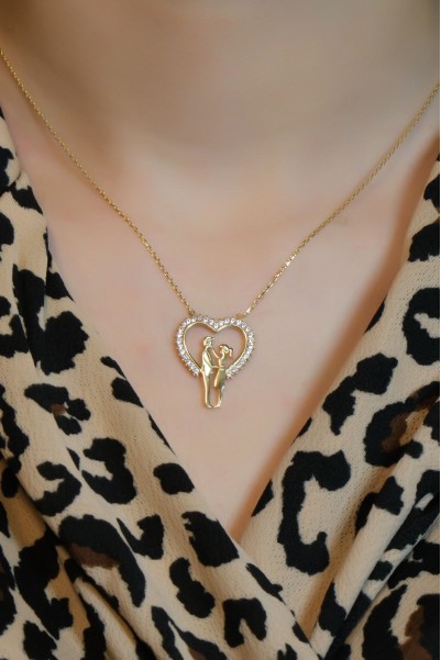 KALPLİ ÇİFT KOLYE 22 AYAR A079974 KALPLİ ÇİFT KOLYE 22 AYAR A079974