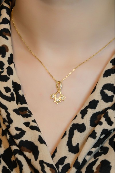 SONSUZLUK MODEL YILDIZ KOLYE 22 AYAR A079978 SONSUZLUK MODEL YILDIZ KOLYE 22 AYAR A079978