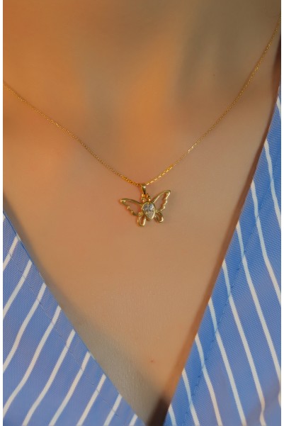 KELEBEK KOLYE 22 AYAR A080103 KELEBEK KOLYE 22 AYAR A080103