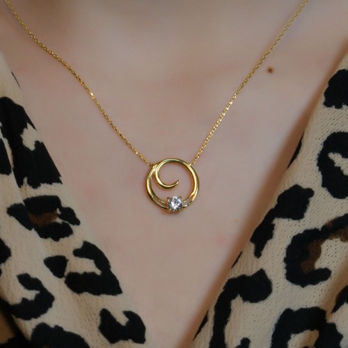 TEKTAŞ KOLYE 22 AYAR A080232 TEKTAŞ KOLYE 22 AYAR A080232