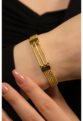 HALAT ZİNCİR KABURGA BİLEKLİK 22 AYAR A080370