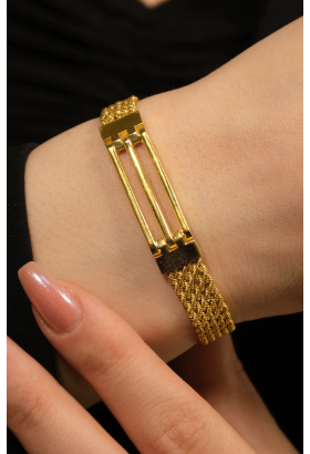 HALAT ZİNCİR KABURGA BİLEKLİK 22 AYAR A080370