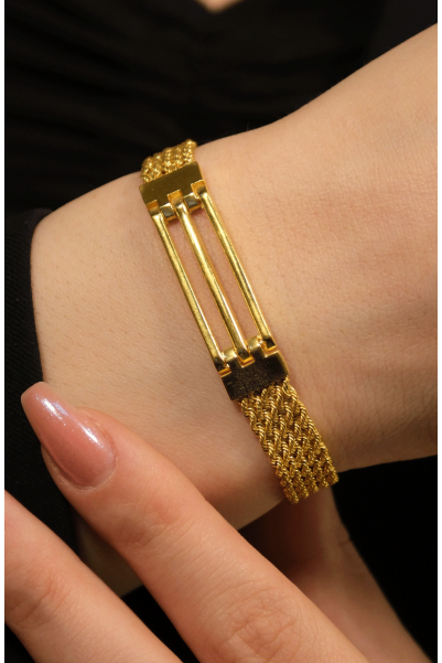 HALAT ZİNCİR KABURGA BİLEKLİK 22 AYAR A080370