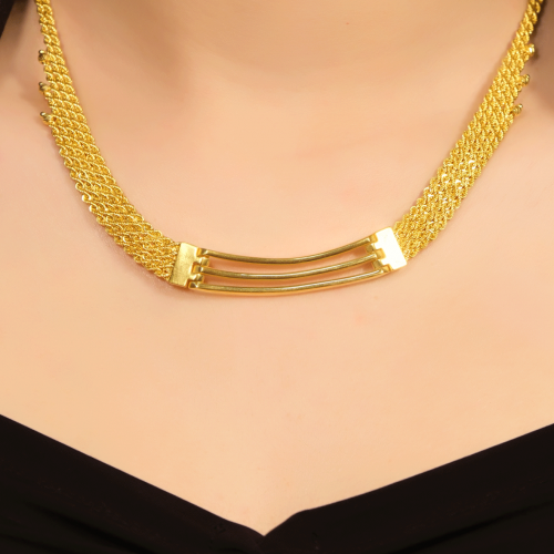 HALAT ZİNCİR KABURGA KOLYE 22 AYAR A080372 HALAT ZİNCİR KABURGA KOLYE 22 AYAR A080372