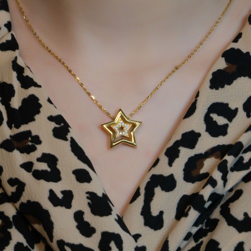 YILDIZ KOLYE 22 AYAR A080388