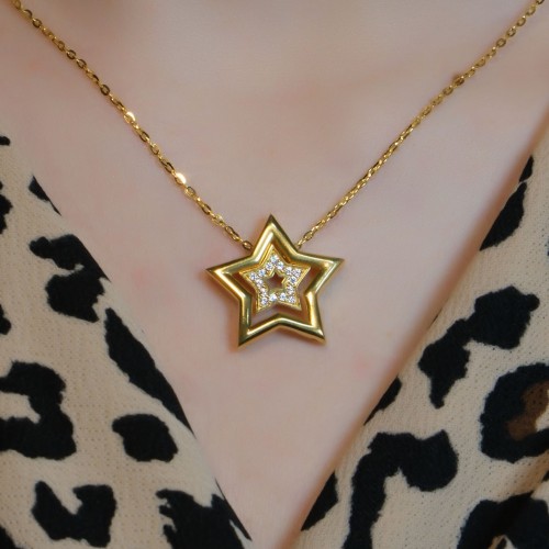 YILDIZ KOLYE 22 AYAR A080388