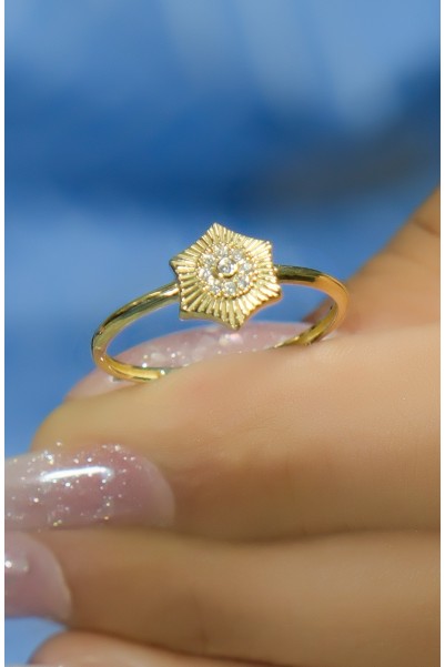 FANTAZİ YÜZÜK 14 AYAR A080548