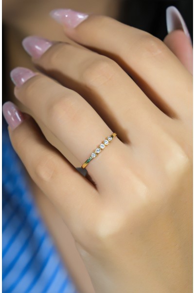 BEŞTAŞ YÜZÜK 14 AYAR A080552 BEŞTAŞ YÜZÜK 14 AYAR A080552