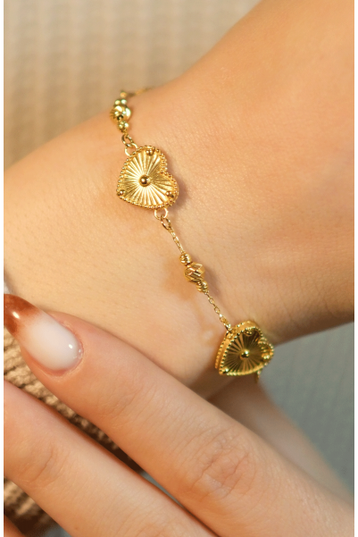 DORİKALI KALP BİLEKLİK 22 AYAR A080796