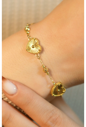 DORİKALI KALP BİLEKLİK 22 AYAR A080796 DORİKALI KALP BİLEKLİK 22 AYAR A080796