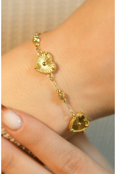 DORİKALI KALP BİLEKLİK 22 AYAR A080796