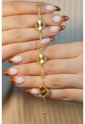 DORİKALI KALP BİLEKLİK 22 AYAR A080796 DORİKALI KALP BİLEKLİK 22 AYAR A080796