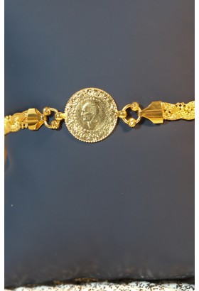 ÇEYREKLİ BİLEKLİK 22 AYAR A081322