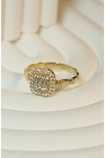 BAGET YÜZÜK 14 AYAR A081581